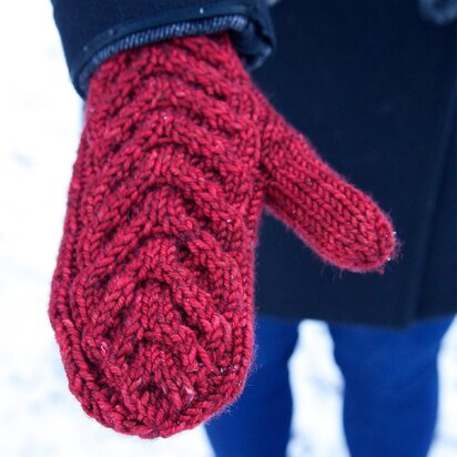 Tin Can Knits Antler Mittens PDF