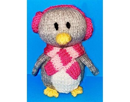 Penny Penguin orange cover /14cm Christmas toy