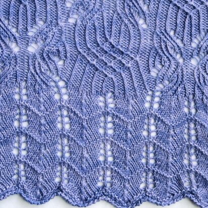 Shiso Cluster Lace Shawl