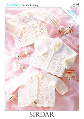 Babies Matinee Coats in Sirdar Snuggly DK - 3974 - Downloadable PDF