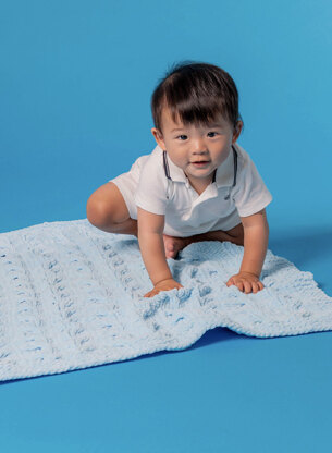 Big Softie Blanket - Free Afghan Knitting Pattern For Kids in Paintbox Yarns Chenille by Paintbox Yarns