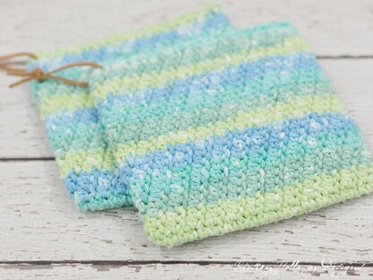 Blue Jean Rhapsody Cast Iron Handle Cover, Hot Pad Crochet pattern by  Kirsten Holloway