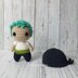 Zoro One Piece Amigurumi