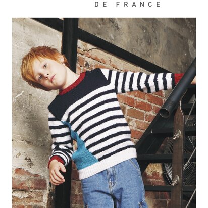 Boy Sweater in Bergere de France Sport - M1162 - Downloadable PDF