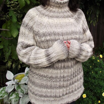 Quick Knit Cosy Raglan Sweater