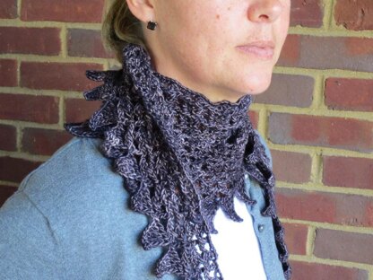 Textured Triangle Scarf