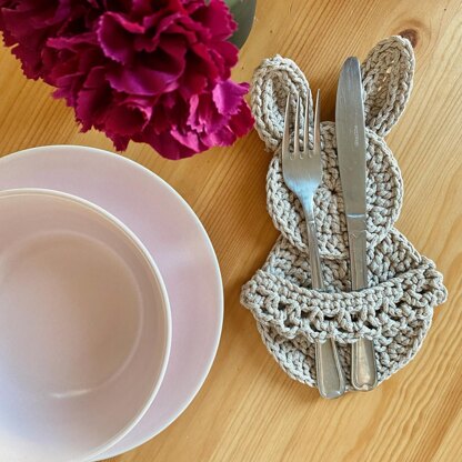 Easter Bunny Cutlery Holder