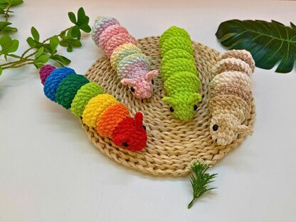 Caterpillar Crochet No Sew