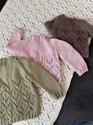 Falling Leaves Baby Cardigan
