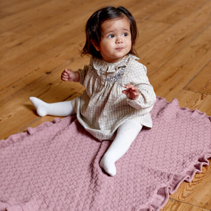 Jennifer Blanket - Knitting Pattern for Kids in MillaMia Naturally Soft Merino