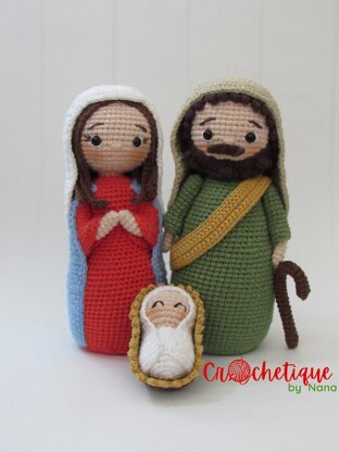 Christmas Nativity Set/Pesebre Navideño de Crochet