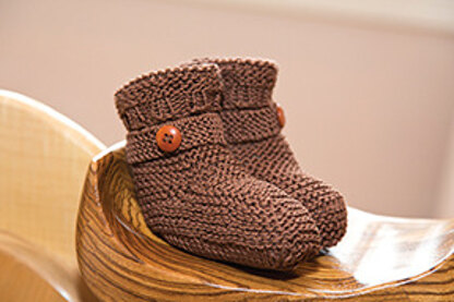 Buttoned-up Boots in Tahki Yarns Cotton Classic Lite