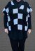 Wednesday Checkerboard Crochet Vest