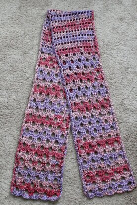 Woodlands Crochet Scarf Pattern