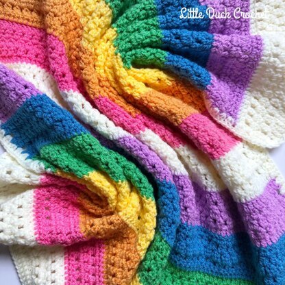 Rainbow Stripes Blanket