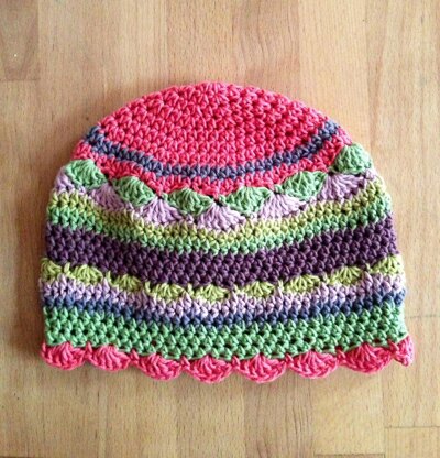 Waiting fo Spring Hat in Lilac for Little Girls