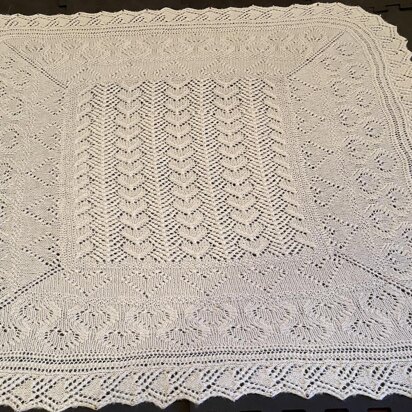 Nr. 695 Heart babyblanket