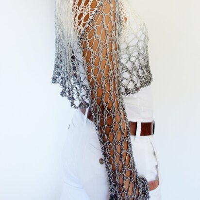 Shades of Grey Crop Top - knitting pattern