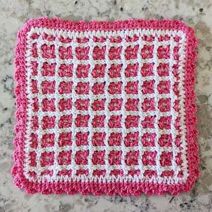 Squares Woven Hot Pad & Coaster