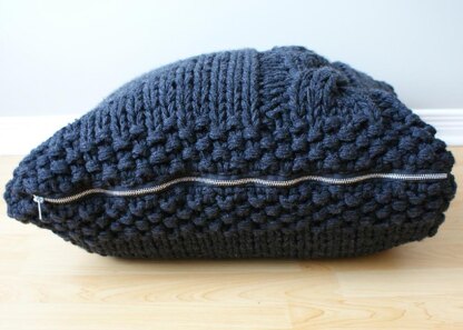 Chunky Cable Knit Pillow Cover Approximately 27" x 27"