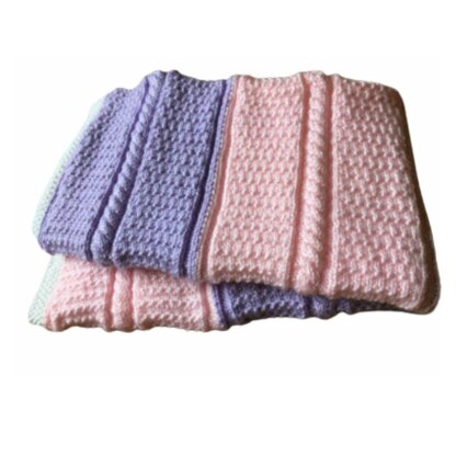 Granite Cables Baby Blanket