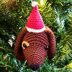 Dave the Dachshund crochet bauble pattern