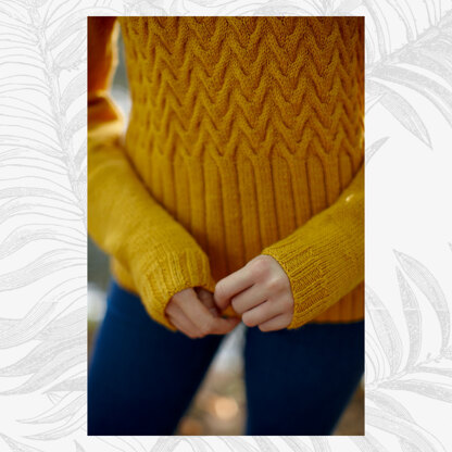 Victoria Jumper - Sweater Knitting Pattern For Women in Willow & Lark Ramble