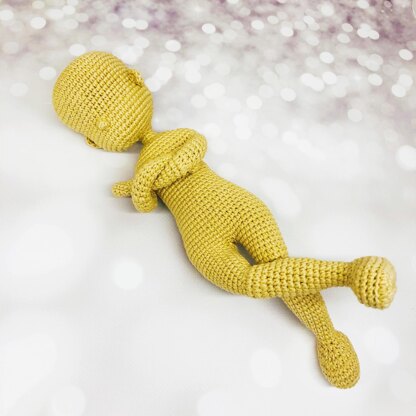 Doll body base, crochet doll, amigurumi doll