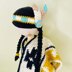 Native American doll outfit, Crochet doll clothes, amigurumi doll clothes