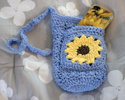 Sunflower Water Holder with Pocket