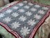 Winter Snowflake Afghan Christmas Blanket