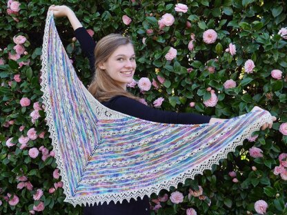 Aloha Shawlette and Shawl