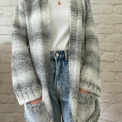 Slouchy Oversized Cardigan Knit Pattern