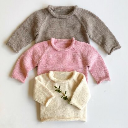 Top Down Roll Raglan for Kids