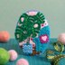 Hawthorn Handmade Monstera Felt Craft Brooch Kit - 8cm 