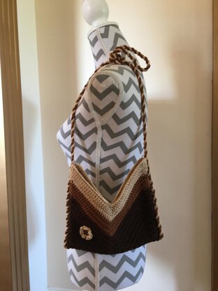 Chevron V bag