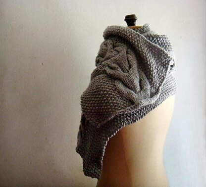 Unisex Cable Scarf