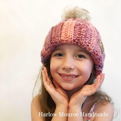 Crocheted Bonnet Hats by Hooks & Hoops Handmade