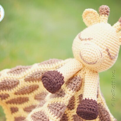 Rusty the Giraffe Security Blanket Lovey