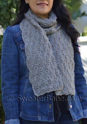 #266 Alpaca Crochet Scarf