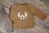 Beagle Dog Asymmetrical Baby Pullover Knitting Pattern