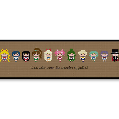 Sailor Moon Bite Size - PDF Cross Stitch Pattern