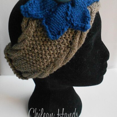 Morning Glory Ear warmer / Headband - knitting pattern