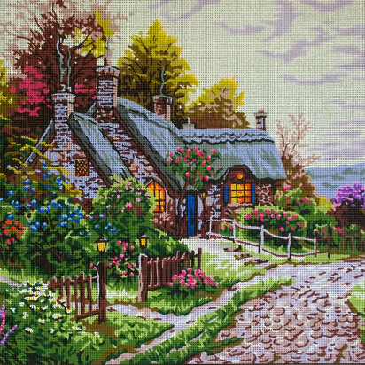 Gobelin-L Cottage Garden Tapestry Canvas - 65cm x 50cm