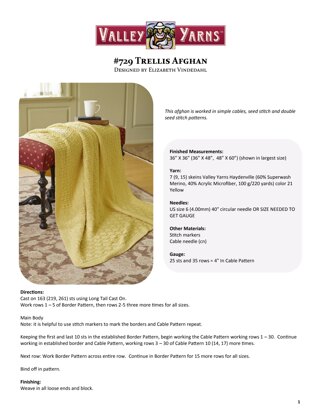 Dupl_Valley Yarns 729 Trellis Afghan