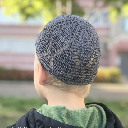 African crochet skull cap for men