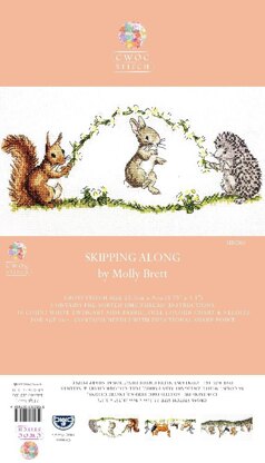 Creative World Of Crafts Skipping Along Cross Stitch Kit - 22.5cm x 9cm