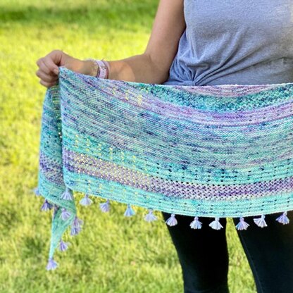 Summer Moonrise Shawl