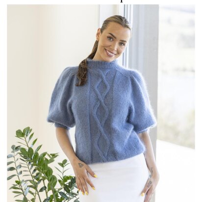 Mie Top in Viking of Norway Kid Silk - Downloadable PDF