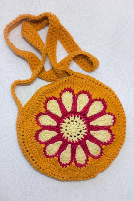Big Flower Circle Bag